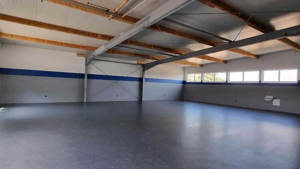 Fertiger Hallenanbau 2023